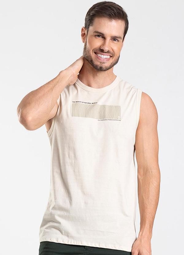 Machão Masculino Bege