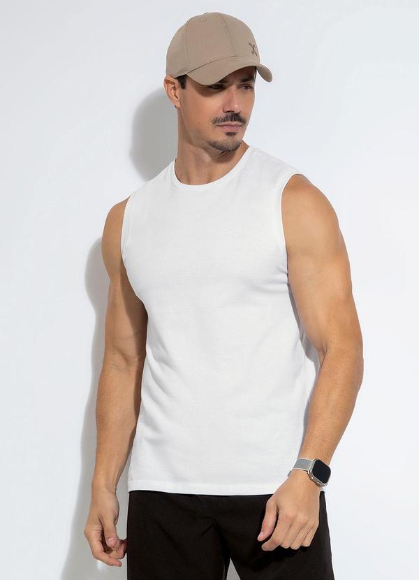 Vista 2 Regata em Algodão Branco