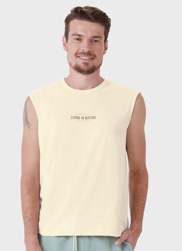 Regata Living In Nature em Malha Linho Off White