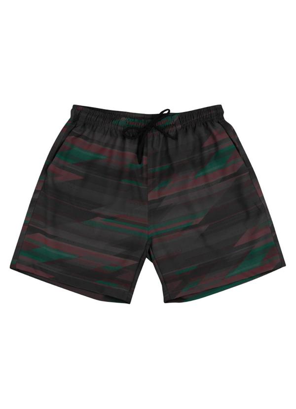 Short Microfibra com Elastano Preto