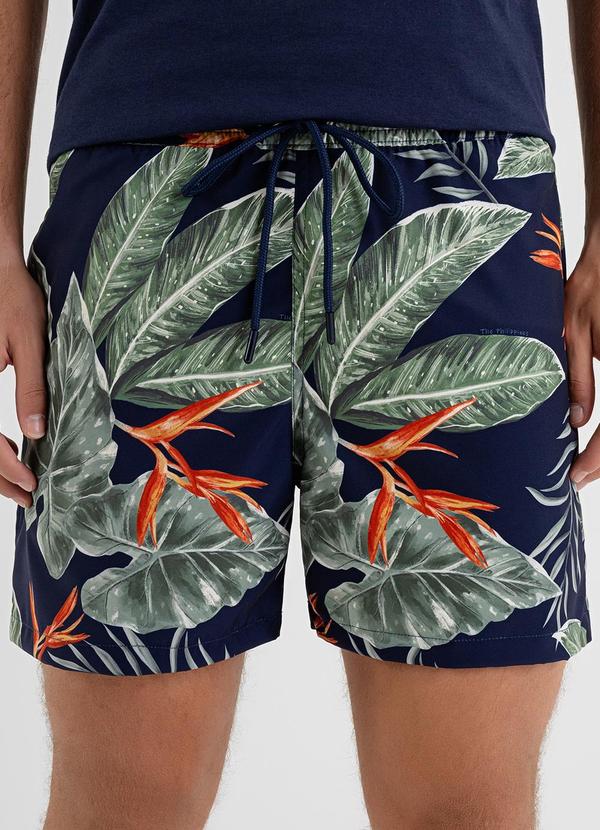 Shorts Masculino Microfibra Azul