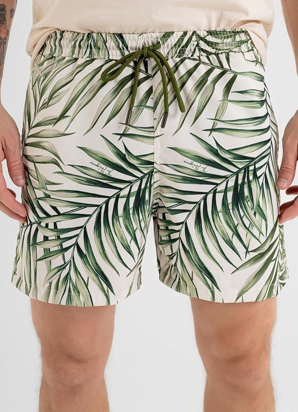 Shorts Masculino Microfibra Bege