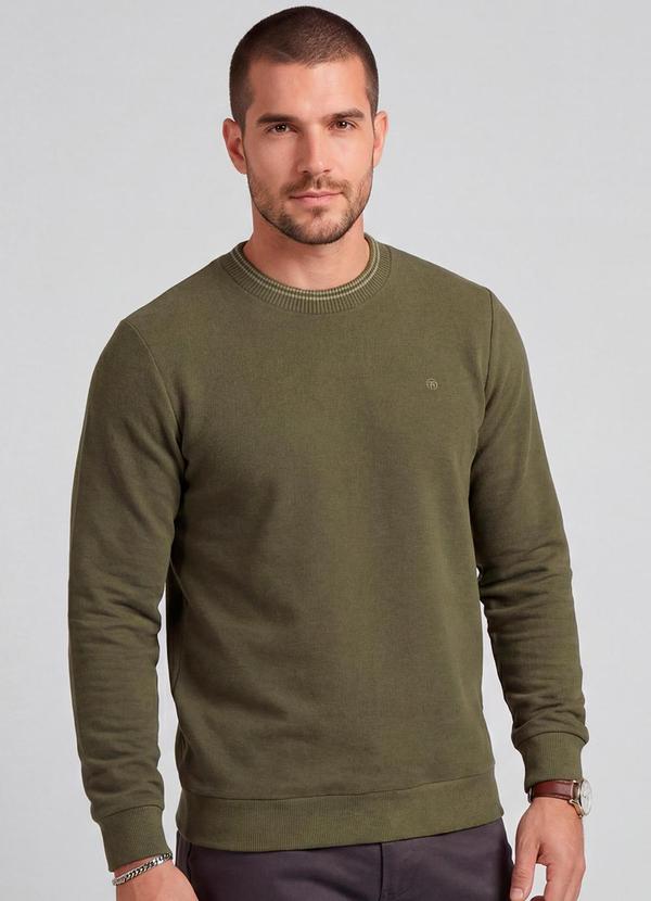 Blusão Masculino em Moletom Gorgurinho Verde