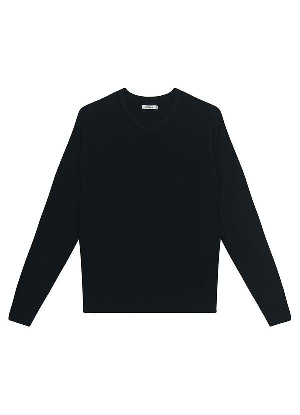 Blusão Suéter em Tricot Preto