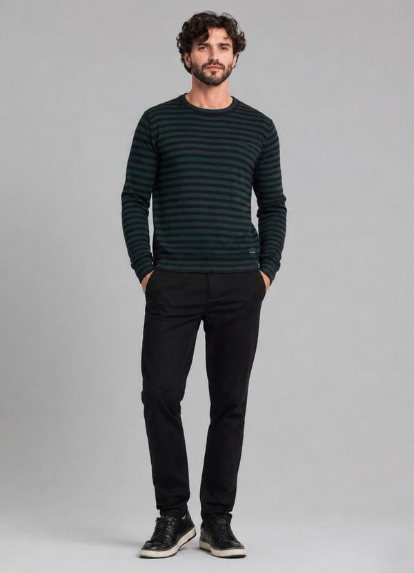 Suéter Masculino em Tricot Verde