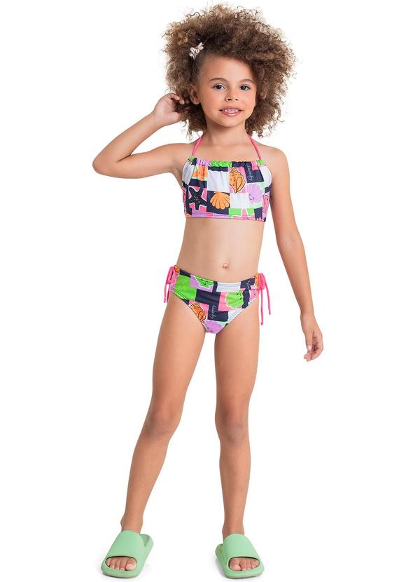Biquíni para Menina com Fps +50 Azul
