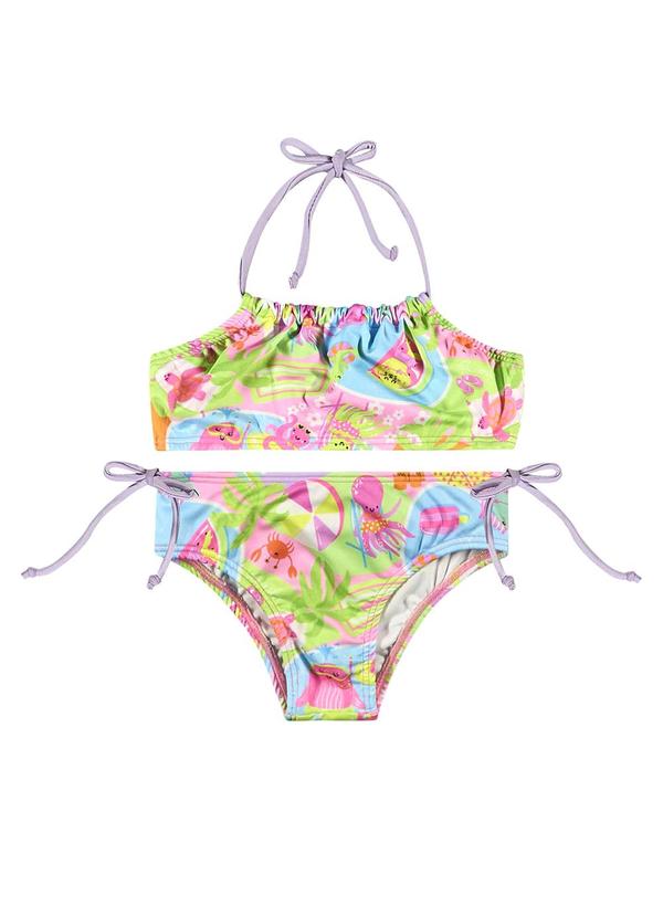 Biquíni para Menina com Fps +50 Roxo