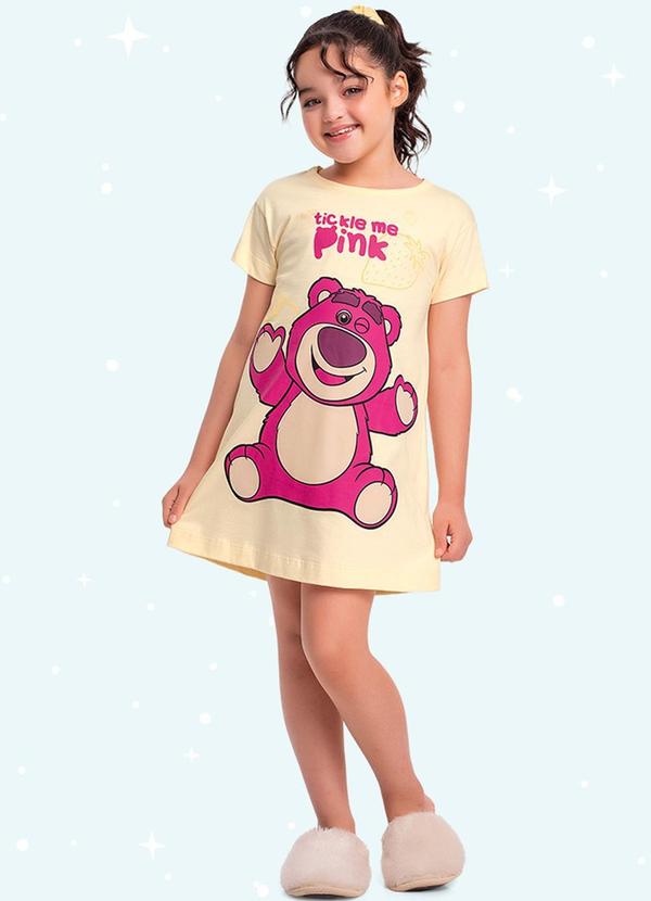 Camisola de Pijama Lotso Amarelo
