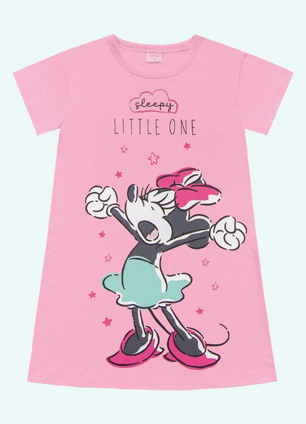 Vista 2 Camisola de Pijama Minnie Rosa Fakini Kids Fakini Kids