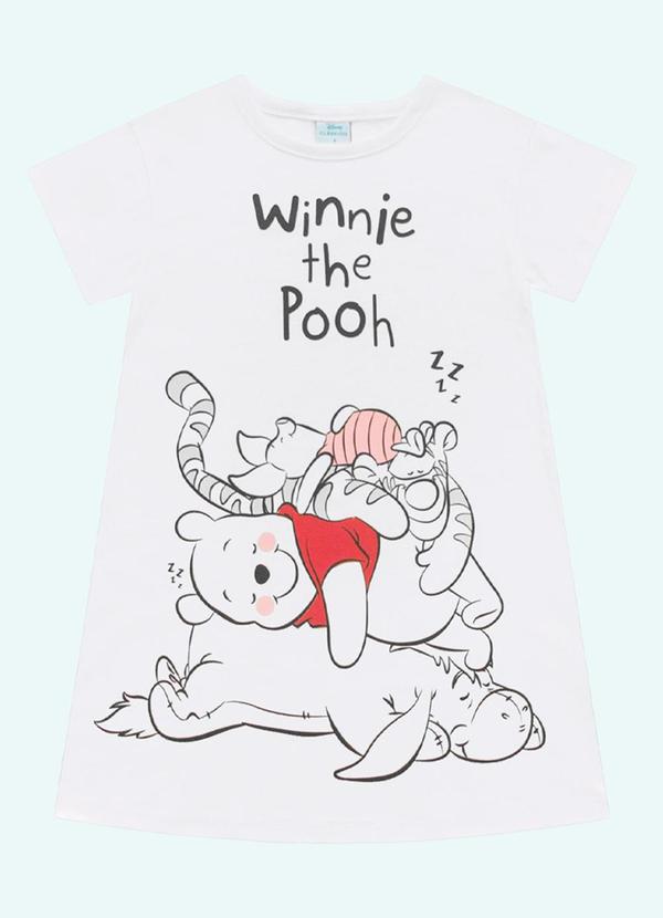 Vista 2 Camisola de Pijama Winnie The Pooh Branco Fakini Kids Fakini Kids
