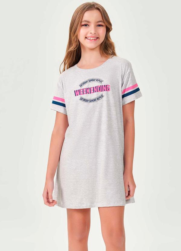 Vista 2 Camisola Infantil Mescla Espaço Pijama Espaço Pijama