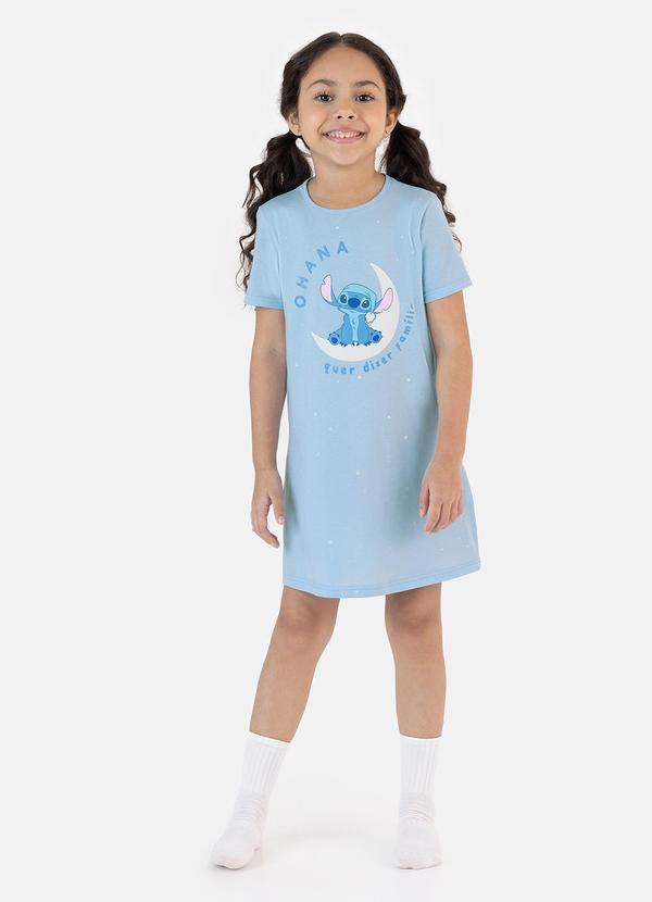 Camisola Stich® Azul Pastel