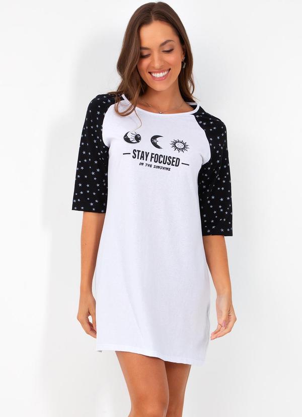 Camisola Estrelas em Malha de Algodão
