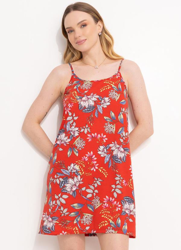 Vista 2 Camisola Floral Vibrante em Poliviscose Alma Dolce Alma Dolce