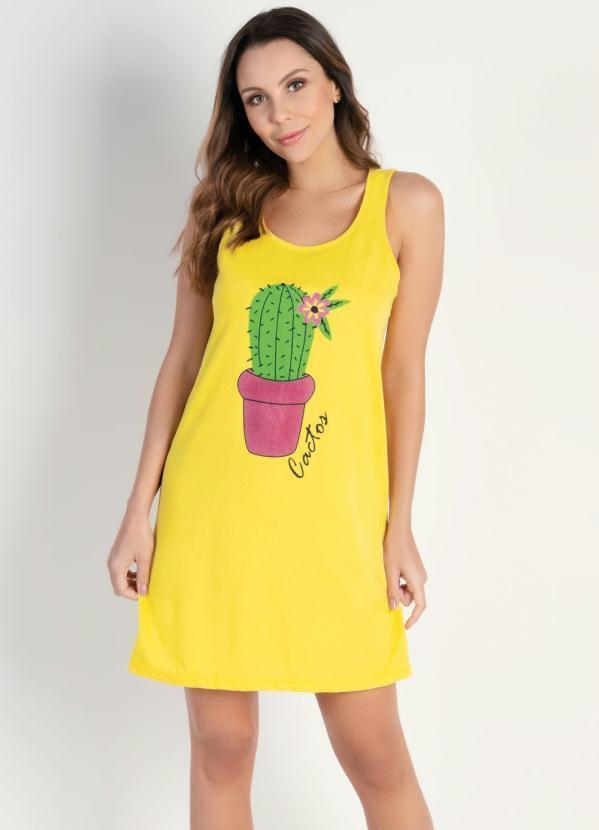 Vista 2 Camisola sem Mangas Amarelo Alma Dolce Alma Dolce