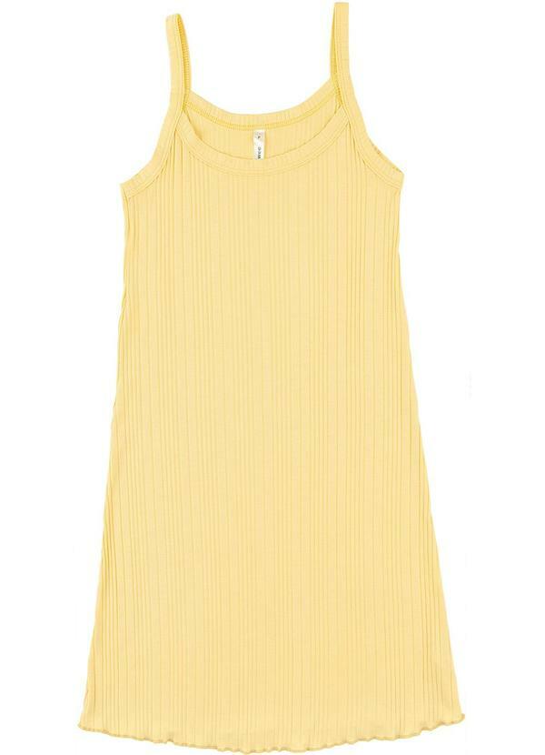Camisola Slim Canelada Amarelo Manteiga