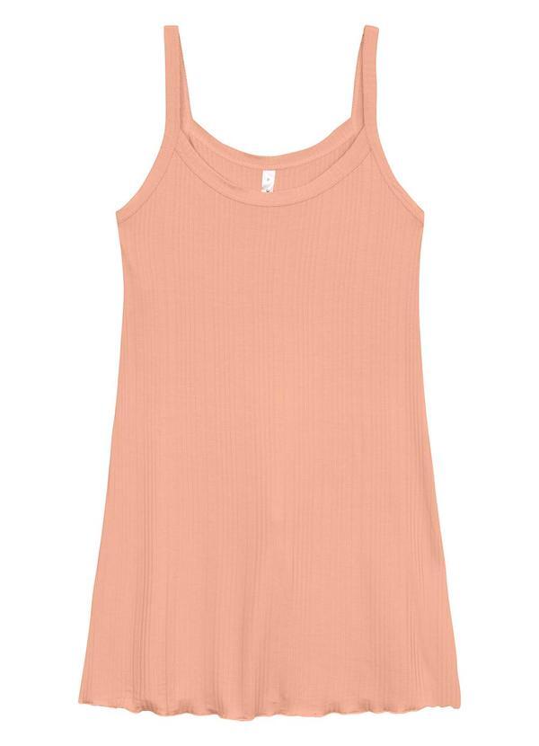 Camisola Slim Canelada Coral