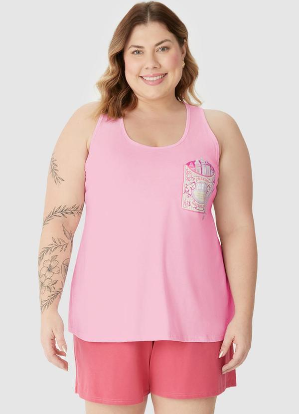 Pijama Crayons Dreamland Rosa