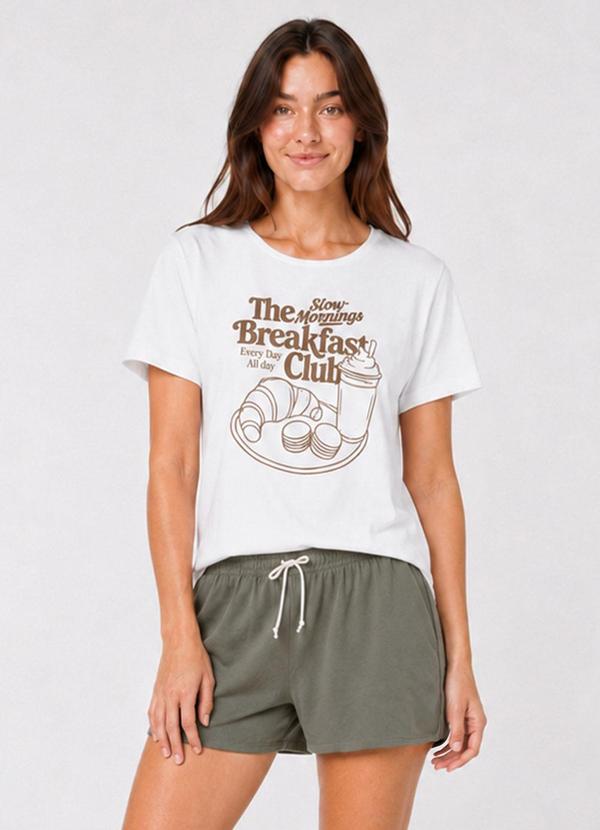Pijama Feminino Shorts e Blusa Verde