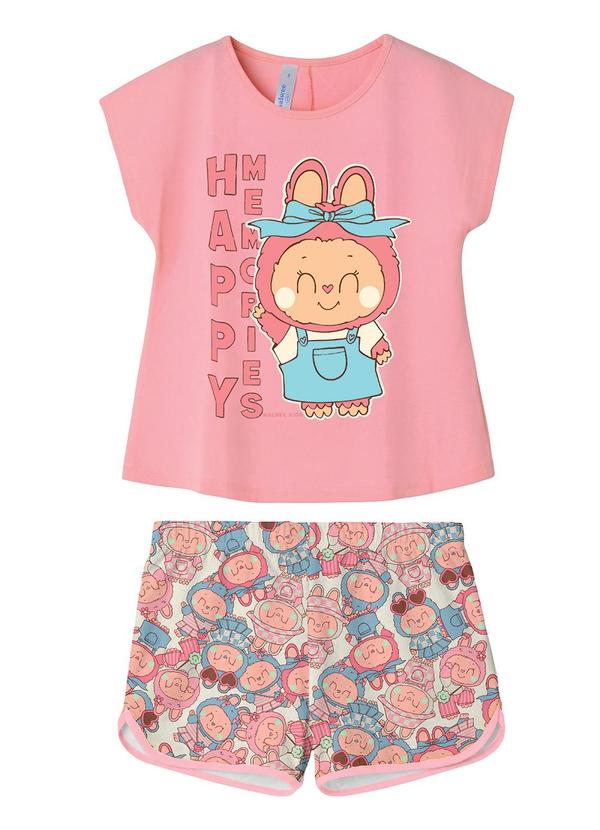 Pijama Happy Memories Rosa Claro