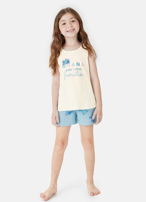 Pijama Stich® Menina Off White