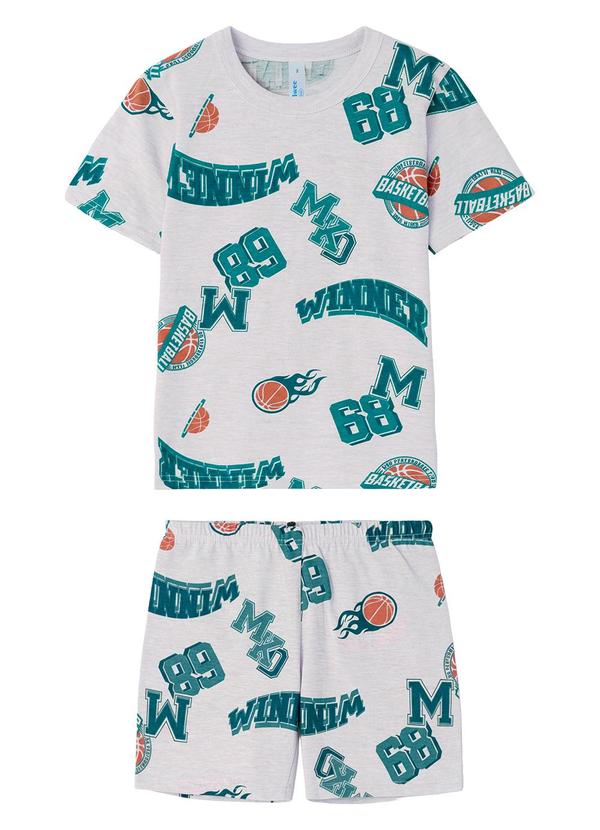 Pijama Basketball que Brilha no Escuro Branco
