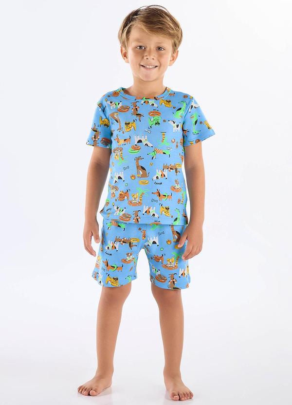 Vista 2 Pijama Infantil Masculino em Suedine Up Baby Bege Up Baby