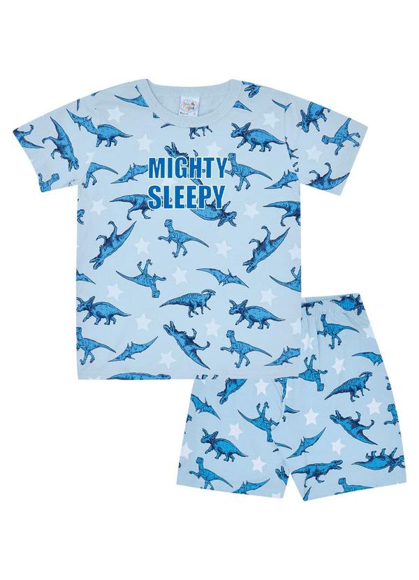 Vista 2 Pijama Masculino Azul Pulla Bulla Pulla Bulla