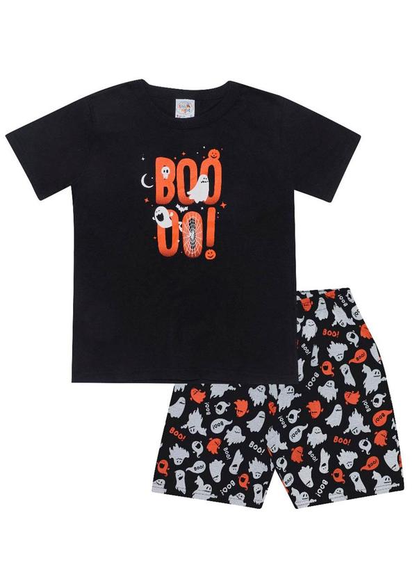 Vista 2 Pijama Masculino Preto Pulla Bulla Pulla Bulla