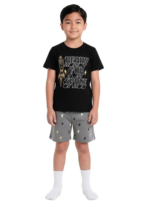 Pijama Ready For Space que Brilha NoPreto