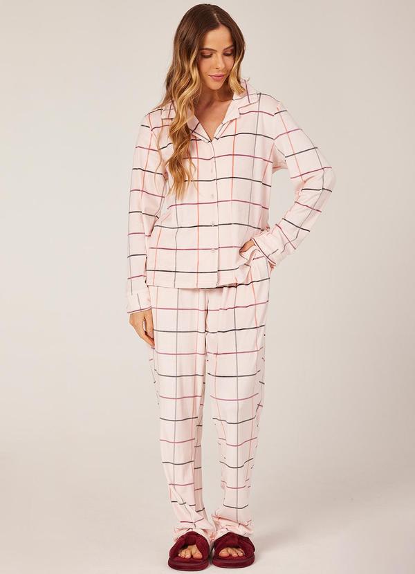 Pijama Americano Longo Estampado