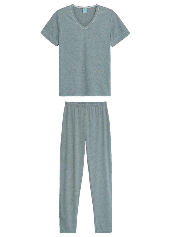 Pijama Carrot em Malha Essence Cinza Claro