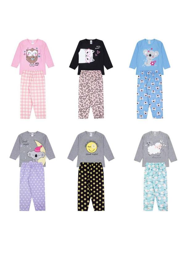 Combo 3 Conjuntos de Inverno Feminino Sortido