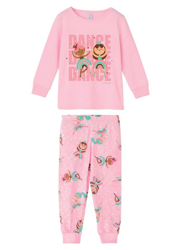 Pijama Dance Dance Dance Rosa Claro