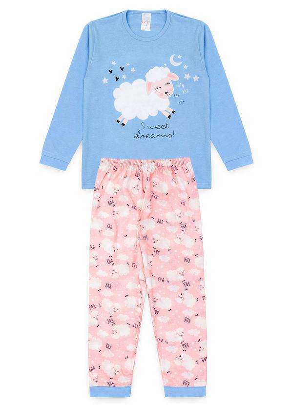 Pijama Feminino Inverno Sweet Dreams Azul