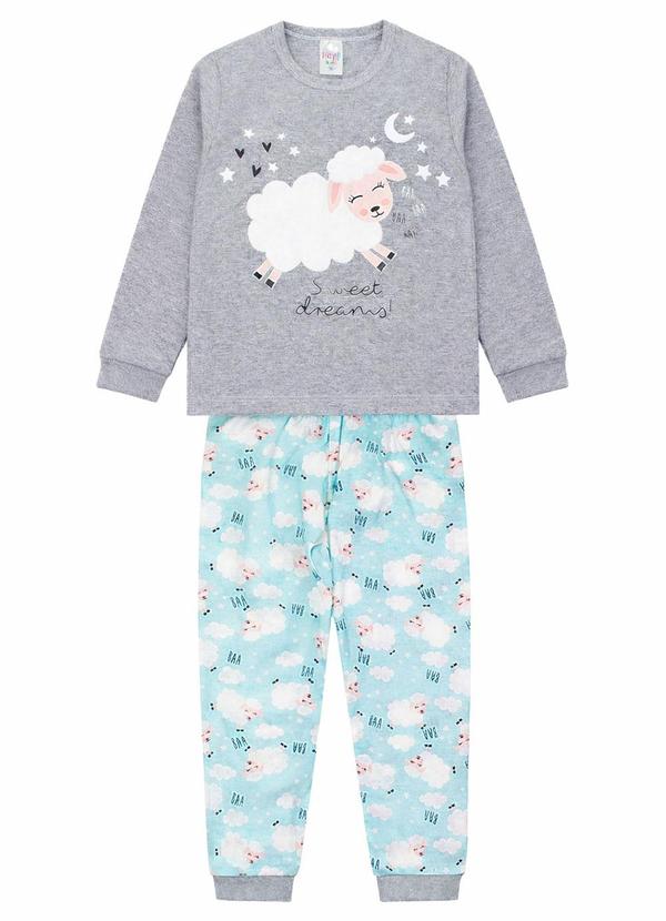 Pijama Feminino Inverno Sweet Dreams Cinza