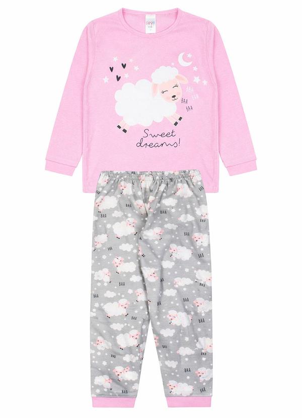 Pijama Feminino Inverno Sweet Dreams Rosa
