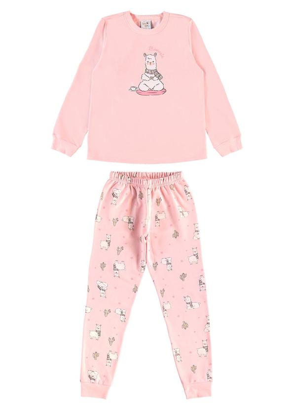 Pijama Moletinho Rosa