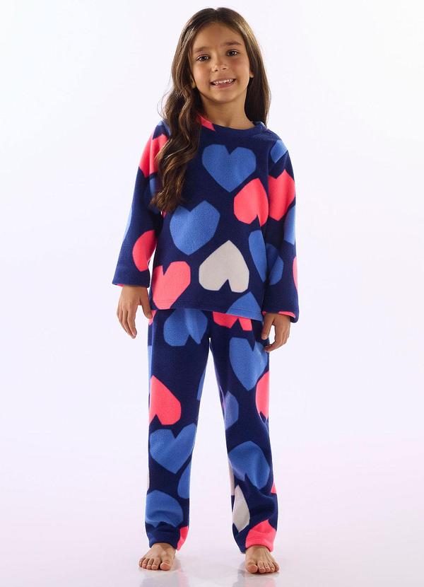 Pijama Soft Thermo Estampado Azul