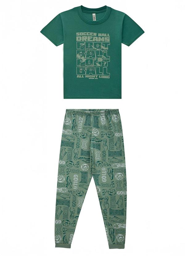 Pijama Gamer Brilha no Escuro Verde