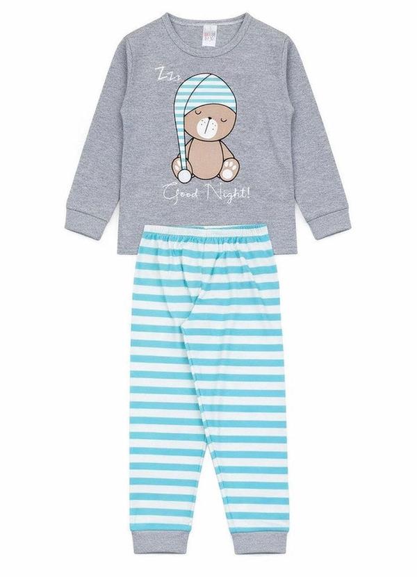 Pijama Infantil Inverno Good Night Cinza