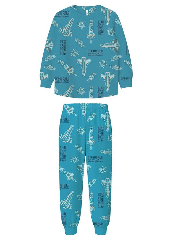 Pijama Jogger Journey Into Space Azul