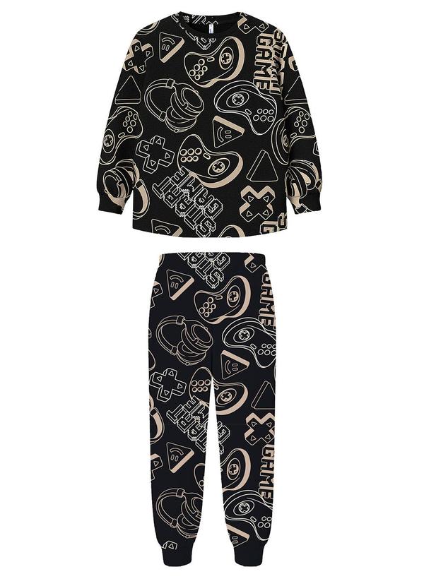 Pijama Jogger Start Game Preto