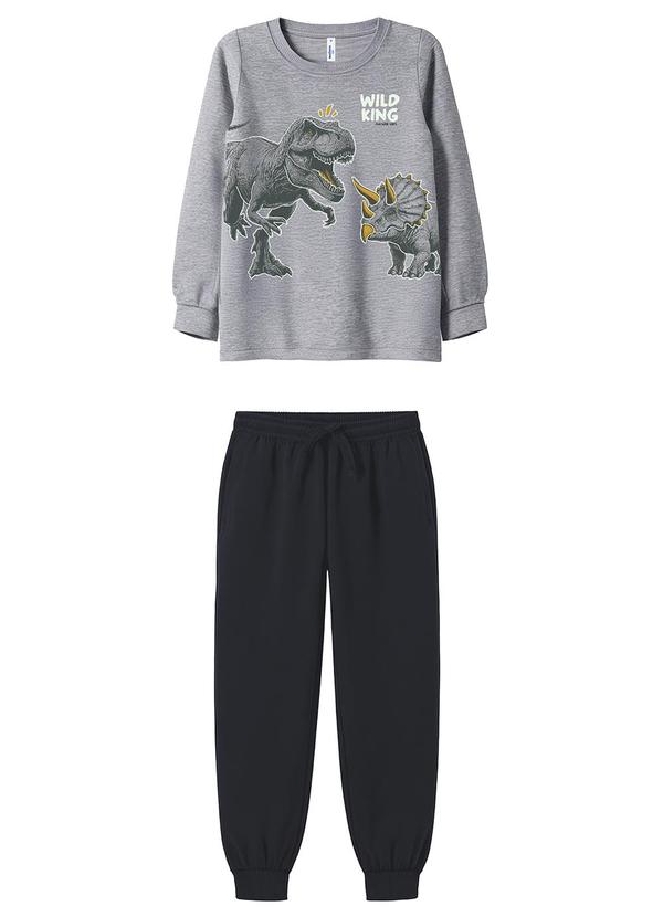 Pijama Jogger Wild King Cinza
