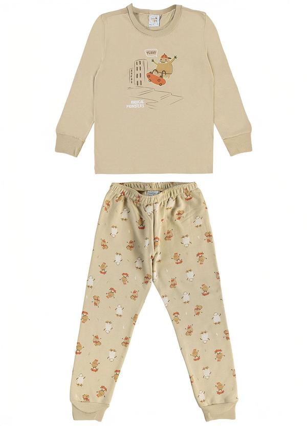 Pijama Meia Malha Verde