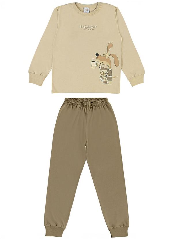 Pijama Meia Malha Verde