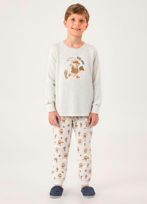 Pijama Moletinho Mescla