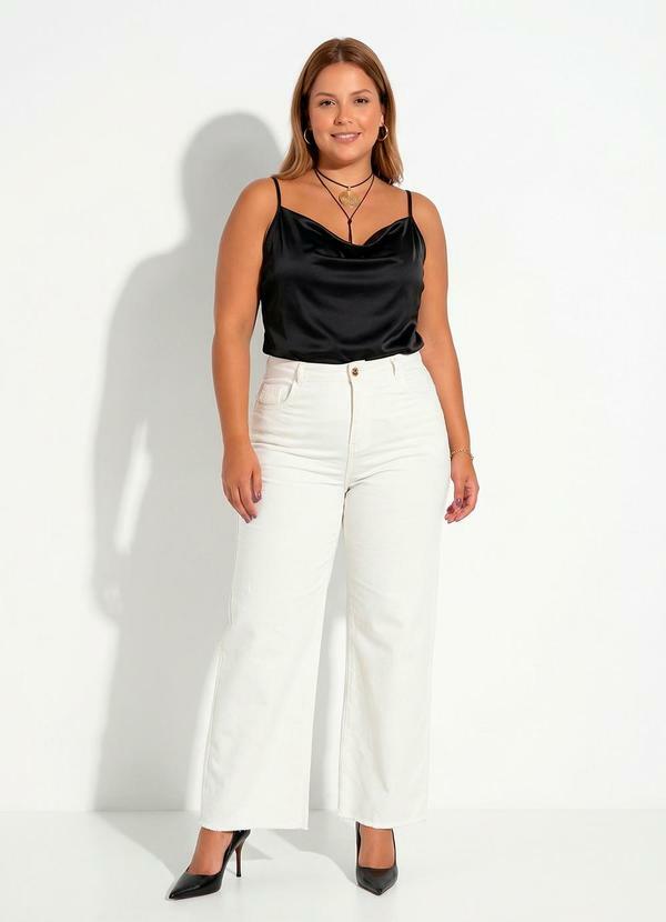 Blusa Preta em Cirrê