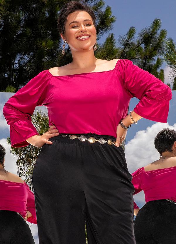 Blusa Púrpura em Malha