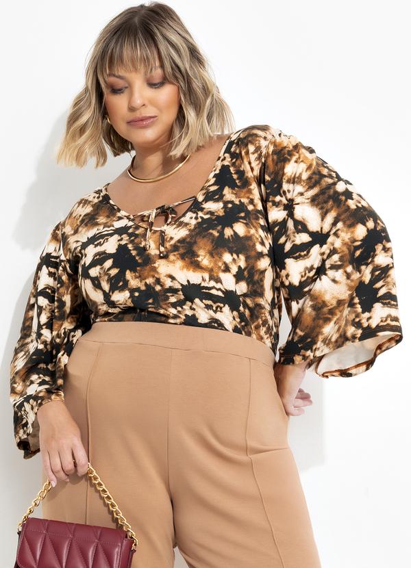 Blusa Tie Dye em Malha de Viscose